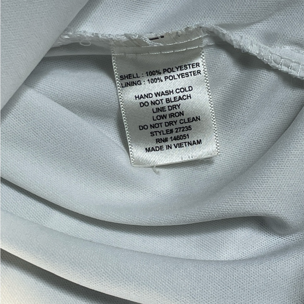 Monteau White Ruffle Tank Top - Picture 6 of 6